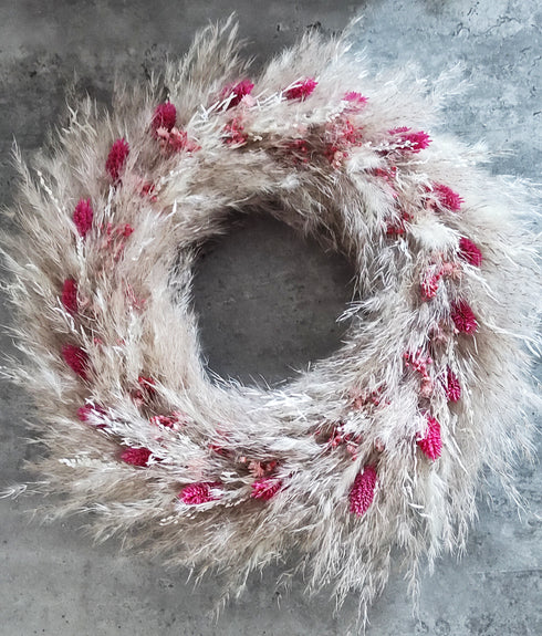 Trockenblumenkranz